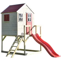 Wendi Toys Holz Stelzenhaus Tiger mit Rutsche 310x350x242 cm