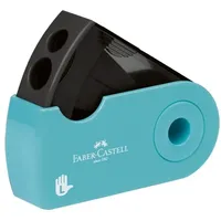 Faber-Castell Linkshänder Dosenspitzer doppelt Sleeve schwarz
