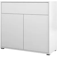 Mirjan24 Kommode, Weiß, Holzwerkstoff, 1 Schubladen, Rechteckig, 100x93x40 cm,