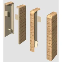 EGGER Endstück Kubisch 6 cm Eiche Cappuccino 2 Stück