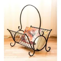 DanDiBo Ambiente DanDiBo Zeitungskorb Zeitungsständer aus Metall H-52 cm