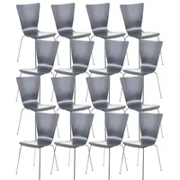 CLP 16er Set Besucherstuhl Aaron grau