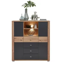 Innostyle Highboard PABLO Artisan Eiche - Graphit