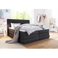 Collection AB Boxspringbett COLLECTION AB "Ninoni", grau (anthrazit), B:195cm