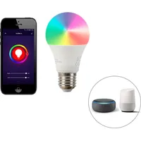 QAZQA - Modern Smarte Außen Wandleuchte anthrazit inkl. WiFi
