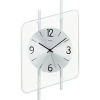 AMS Funkwanduhr 25,0 cm 5520 silber