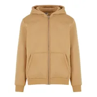 URBAN CLASSICS Bonded Sherpa Reißverschlusspullover Union Beige 4XL