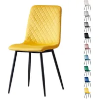 Mcc direct - Metallbeinen, Designstuhl, Gelb