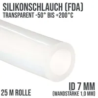 Veber(fr) Silikonschlauch 25 m transparent