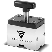 STAHLWERK Vierkant Haftmagnet, Schaltbarer Magnetblock Flexibler Vierkant