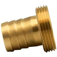 PUTEUS Schlauchtülle 25 mm x 1,25 Zoll Messing gold