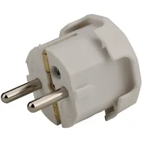 Unitec Schuko-Stecker ws, weiß