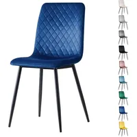 Mcc direct - Metallbeinen, Designstuhl, Blau
