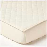 Homescapes Gesteppter Matratzenschoner 135 x 190 cm weiß