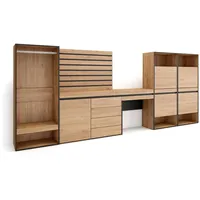 SKRAUT HOME Schuhschrank, Schuhaufbewahrung, 357x145x35 cm, Schlafzimmer, Offener Schrank,