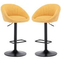 WAHSON OFFICE CHAIRS Barhocker mit Lehne drehbar für Küche