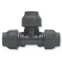 Gebo Plast T-Stück mit drei Seiten zum Klemmen, 32