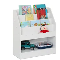 Relaxdays Kinderbücherregal 70 x 80 x 30 cm Holzwerkstoff