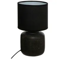Atmosphera Tischlampe Cyld Schwarz h 26,5, 15x26,5cm