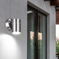 Harms Import Design Wand Lampe Fassaden Außen Beleuchtung Edelstahl