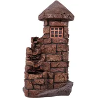 Harms Import Brunnen Holz Stein Optik Wasserspiel Springbrunnen Kaskaden