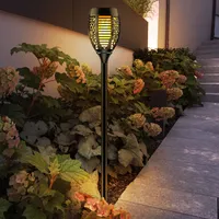 Harms Import Solarlampen für Außen Fackeln LED flammen LED