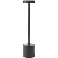 Beliani Kabellose LED Tischlampe LIZANDRO mit Dimmer Metall Schwarz