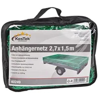Kestek Anhängernetz 1,5 x 2,7 m grün