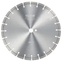 Vevor Diamantsägeblatt, 14 Zoll/350 mm Betonsägeblatt nass oder trocken,