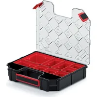 Kistenberg Sortimentskasten, Multifunktionaler ORGANIZER KTGC30256B mit Bechern -