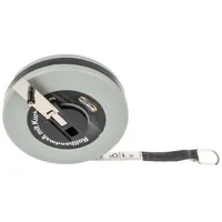 Eurotools Masterproof professional Rollbandmaß 15 m, Kunststoffgehäuse mit Kurbel