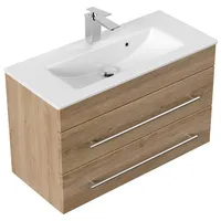 Magnolia home Waschtisch Badmöbel Mars 800 SlimLine SoftClose eiche
