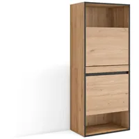 SKRAUT HOME Schuhschrank, Platzsparender Schrank, 60x35x145 cm, Schlafzimmer, Kleiderschrank,