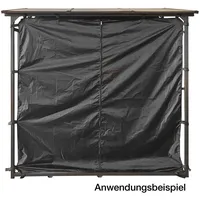 DEMA Schutzhülle Wetterschutz Abdeckplane für Kaminholzregal Randers 47094