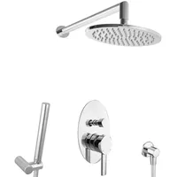 PaulGurkes Unterputz Duschsystem Brausegarnitur Oval Set