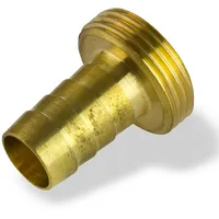 PUTEUS Schlauchadapter 13-14 mm auf 3/4 Zoll AG gold