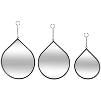 Atmosphera Créateur d'intérieur Atmosphera - 3er-Set tropfenspiegel Leny Metall