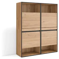 SKRAUT HOME Schuhregal,, Eiche