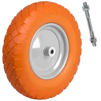 Humberg Schlauchloses Schubkarrenrad 4.00-8 orange und weiß