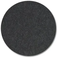 Zeller 27047 Platzset, Filz, anthrazit, ca. Ø 38 cm