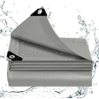 Woltu Abdeckplane wasserdicht 140 g/m2 PE Schutzplane Gewebeplane mit