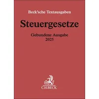 C.H. Beck Verlag Steuergesetze Gebundene Ausgabe 2025