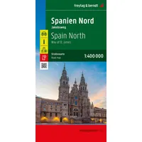 Freytag-Berndt und ARTARIA Spanien Nord - Jakobsweg, Straßenkarte 1:400.000,