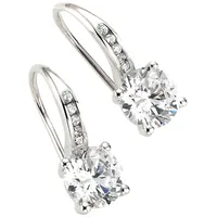 GIORGIO MARTELLO MILANO Ohrhaken mit Zirkonia, Silber 925 Onesize