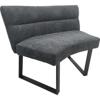 Hti-Living HTI-Living, Sitzbank, Runde Bank Liron Anthrazit (108 cm)