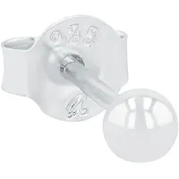 Amor Ohrstecker 9146086 silberfarben 3 mm