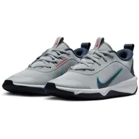 Nike Omni Multi-Court Hallenschuhe Kinder wolf Grey/Thunder Blue-Bright crimson