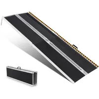 Vevor Tragbare Rollstuhlrampe, 2,13 m, 363 kg Tragkraft, rutschfeste