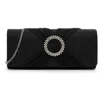 TAMARIS Amalia Brooch Clutch Black - Einheitsgröße