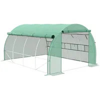 Outsunny Foliengewächshaus Polytunnel 3,97 x 3 x 2 m